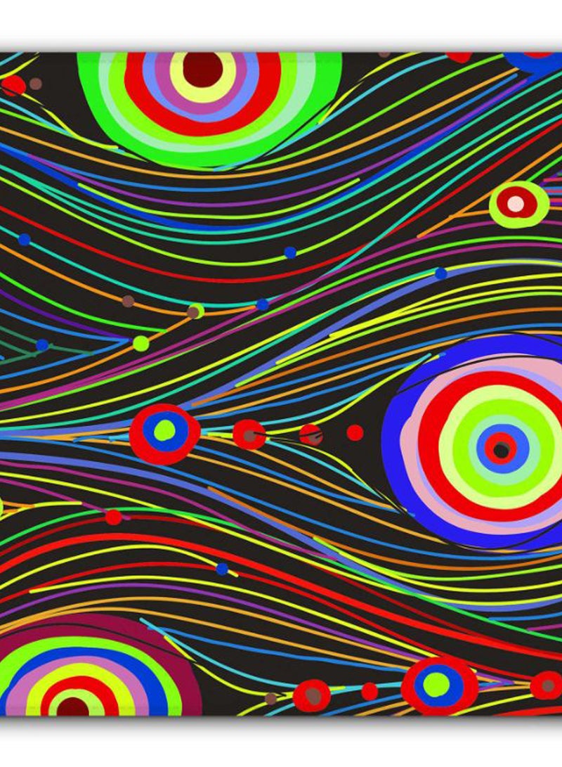 Stylizedd - Peacock Eyes Non-Slip Gaming Mousepad Multicolour - Image 1