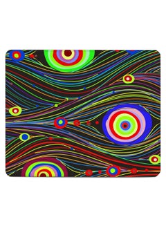 Peacock Eyes Non-Slip Gaming Mousepad Multicolour