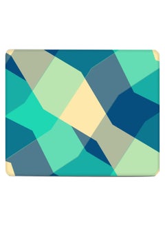 Checkered Aqua Non-Slip Gaming Mousepad Multicolour