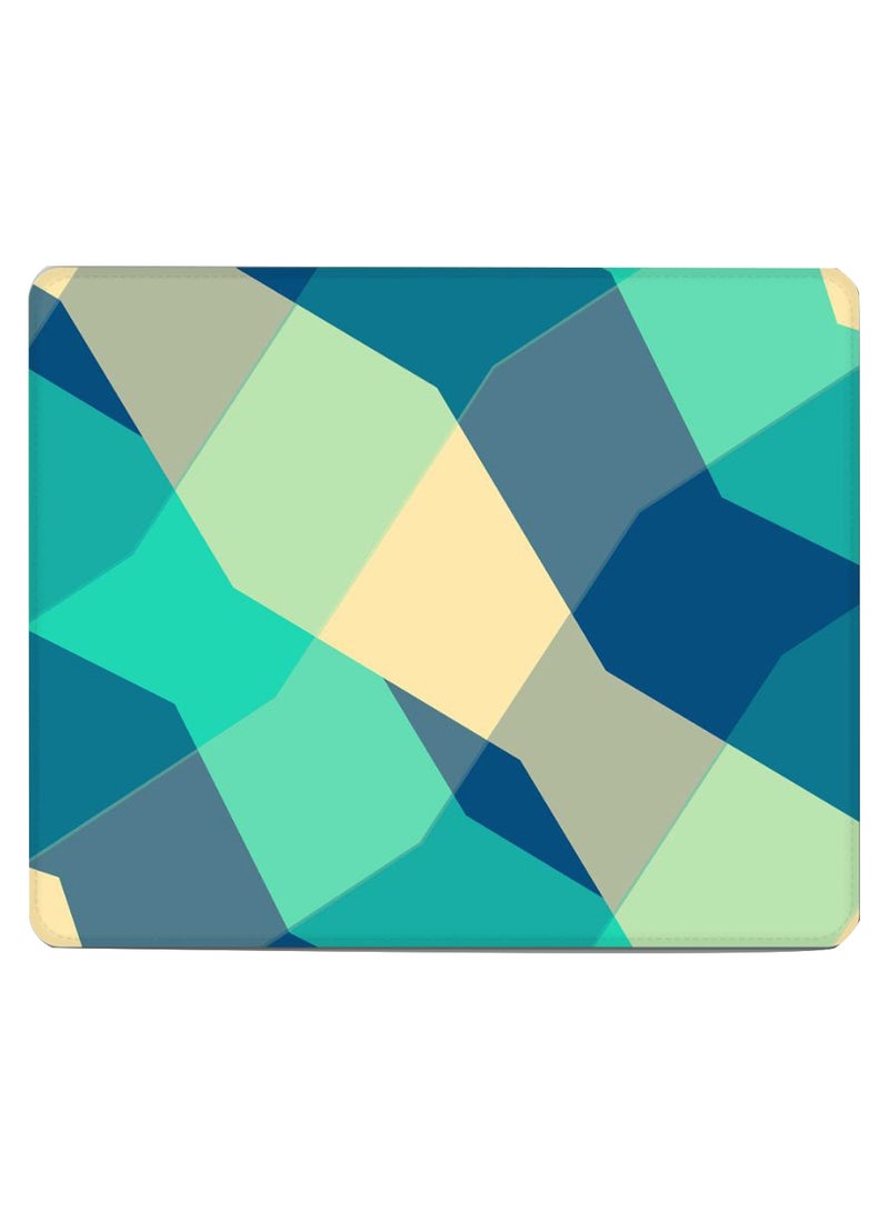 Stylizedd - Checkered Aqua Non-Slip Gaming Mousepad Multicolour - Image 1