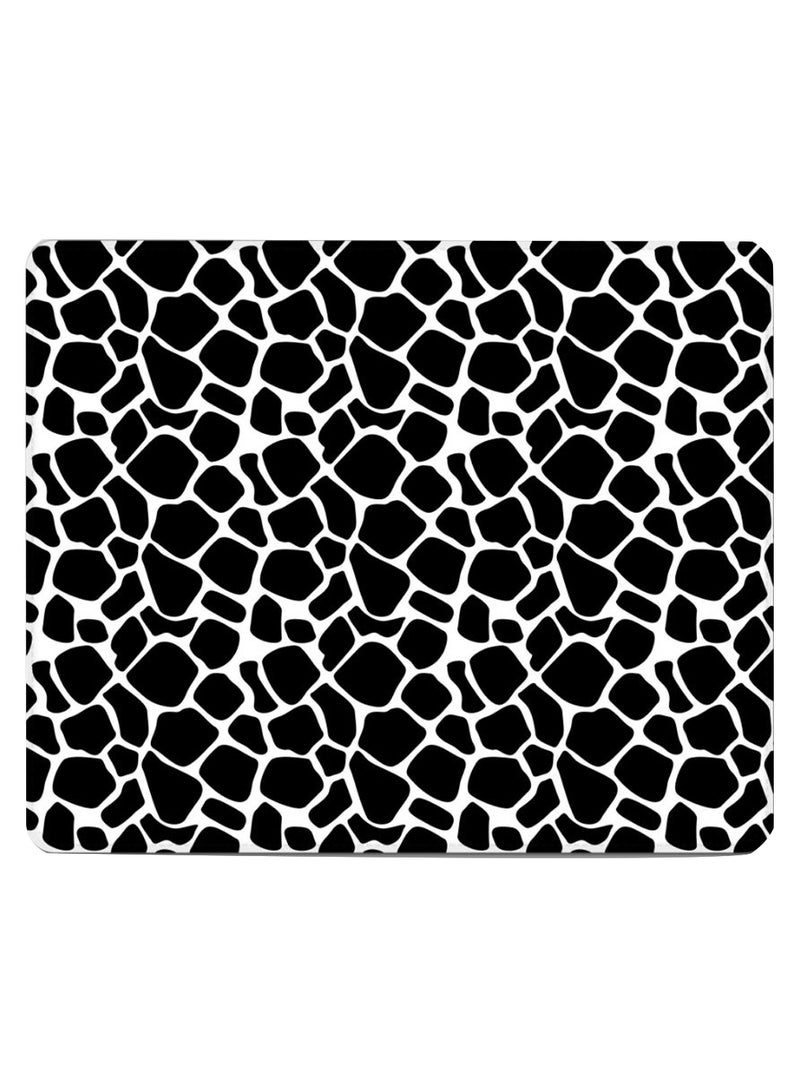 Stylizedd Cow Skin Non-Slip Gaming Mousepad Black/White - Image 1