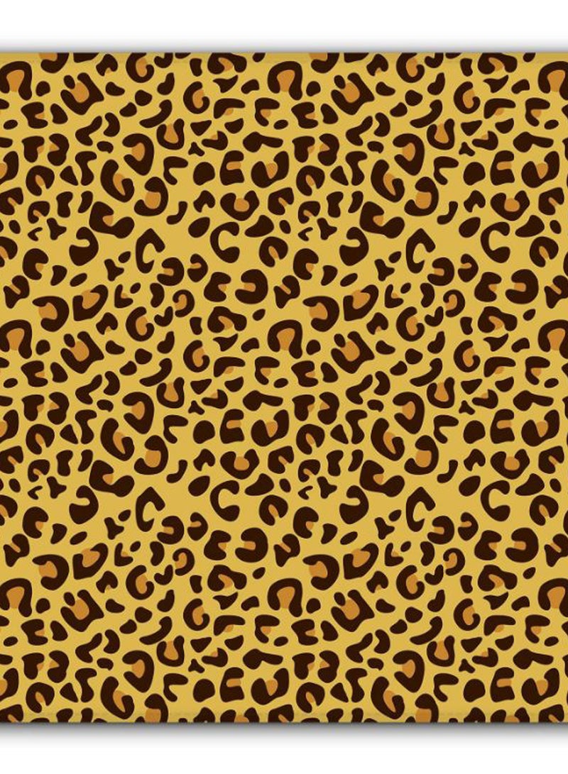 Stylizedd Leopard Skin Print Non-Slip Gaming Mousepad Yellow/Brown  - Image 2