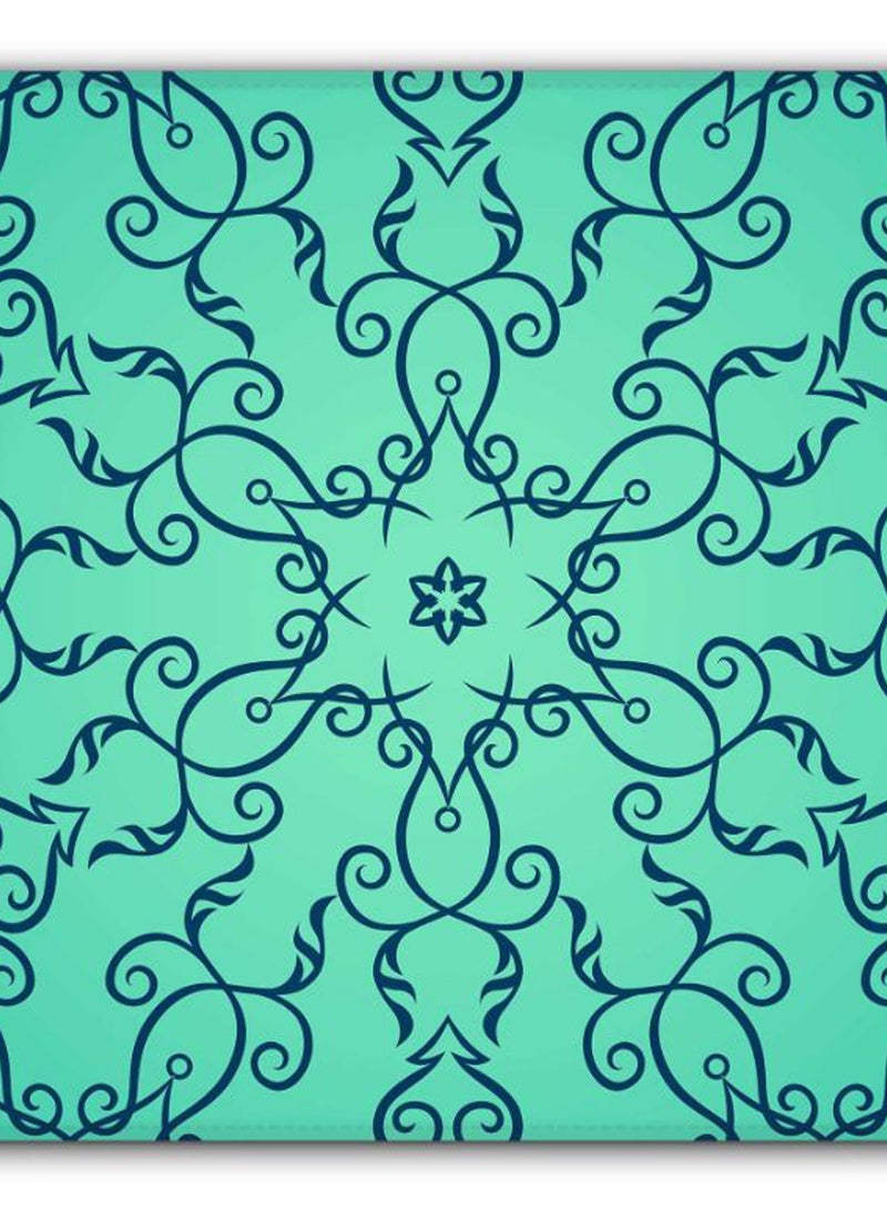 Stylizedd Arabian Star Non-Slip Gaming Mousepad Green/Blue - Image 2