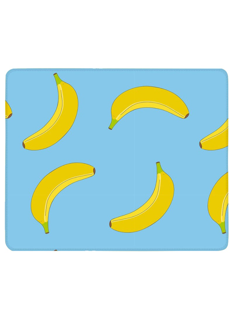 Stylizedd Rolling Bananas Non-Slip Gaming Mousepad Sky Blue/Yellow/Green  - Image 1