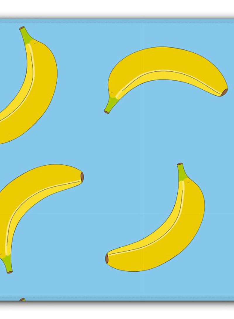 Stylizedd Rolling Bananas Non-Slip Gaming Mousepad Sky Blue/Yellow/Green  - Image 2