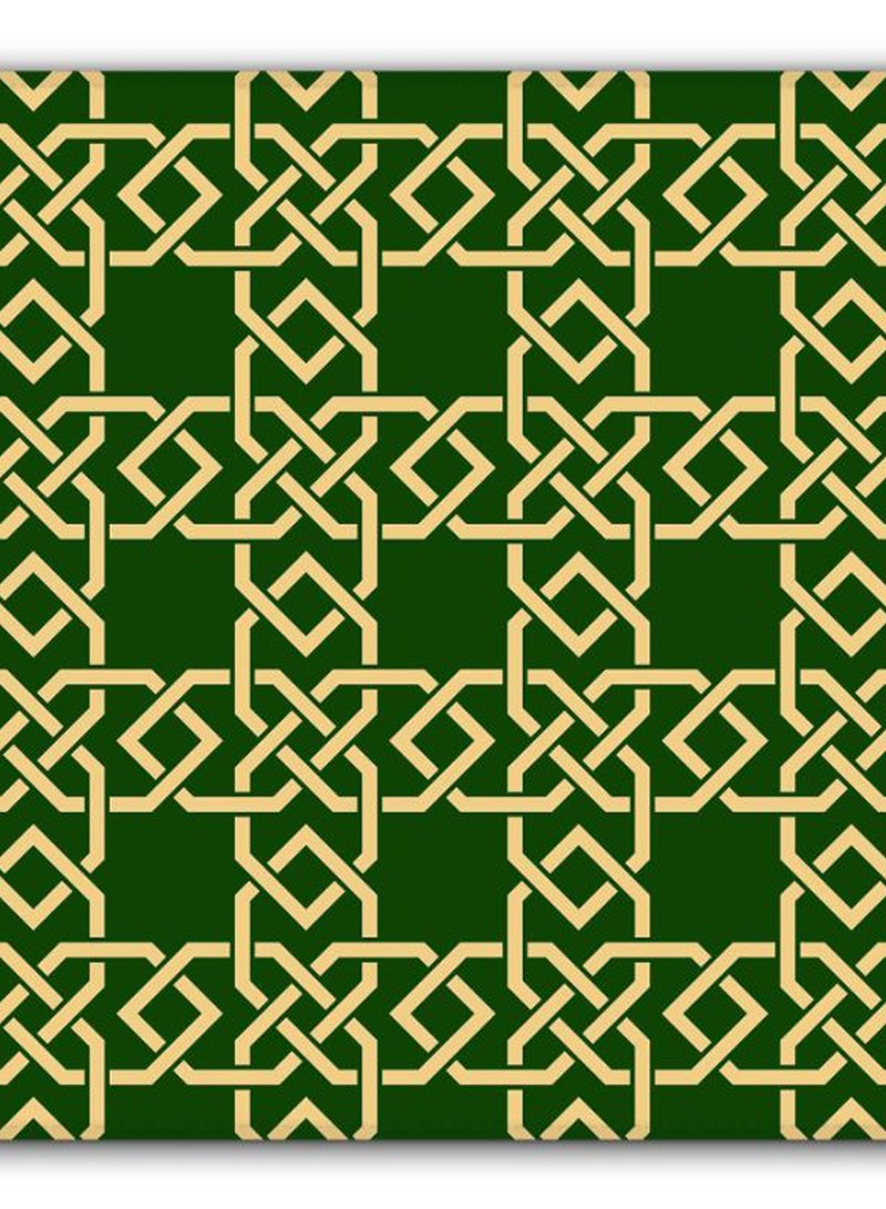 Stylizedd Arab Links Non-Slip Gaming Mousepad Green/Beige - Image 2