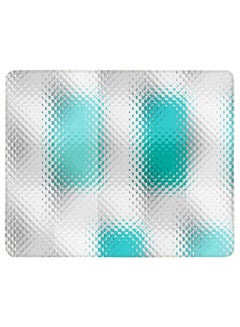 Cubic Stairs Non-Slip Gaming Mousepad White/Blue