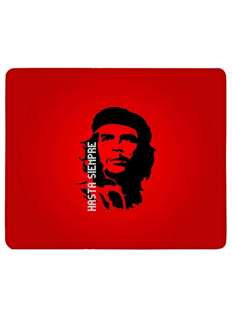 Stylizedd Hasta Sempre Non-Slip Gaming Mousepad Red/Black/White - Image 1