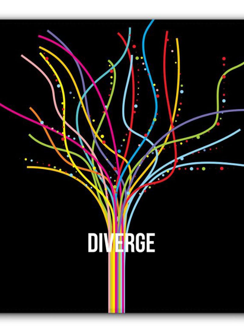 Stylizedd - Diverge Non-Slip Gaming Mousepad Multicolour - Image 1