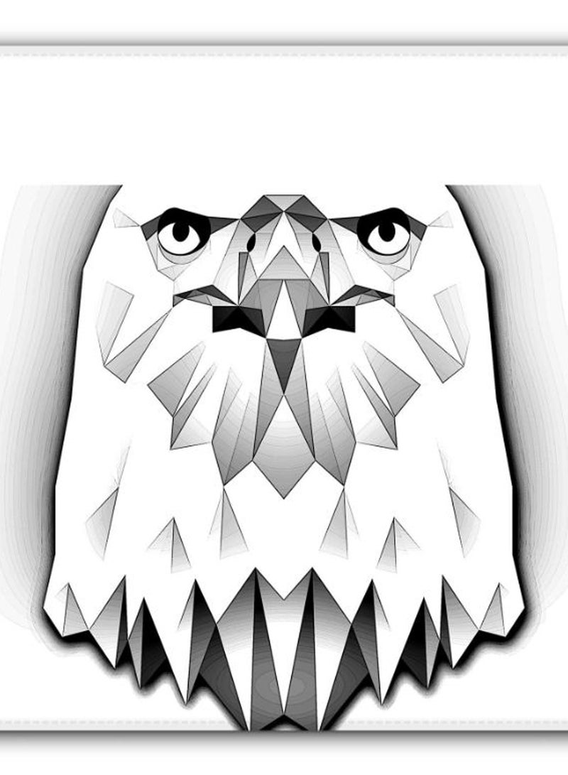 Stylizedd Poly Eagle Non-Slip Gaming Mousepad Grey/White  - Image 2
