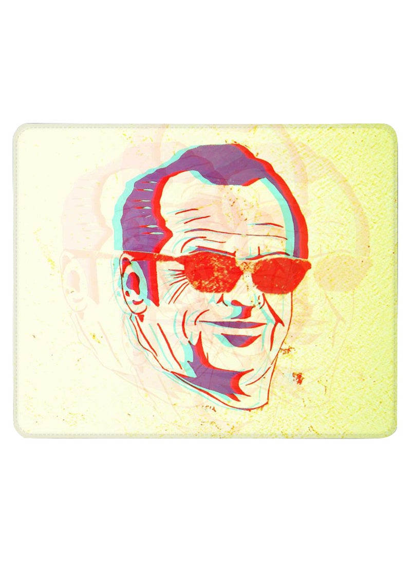 Stylizedd Shining Glasses Non-Slip Gaming Mousepad Multicolour  - Image 1