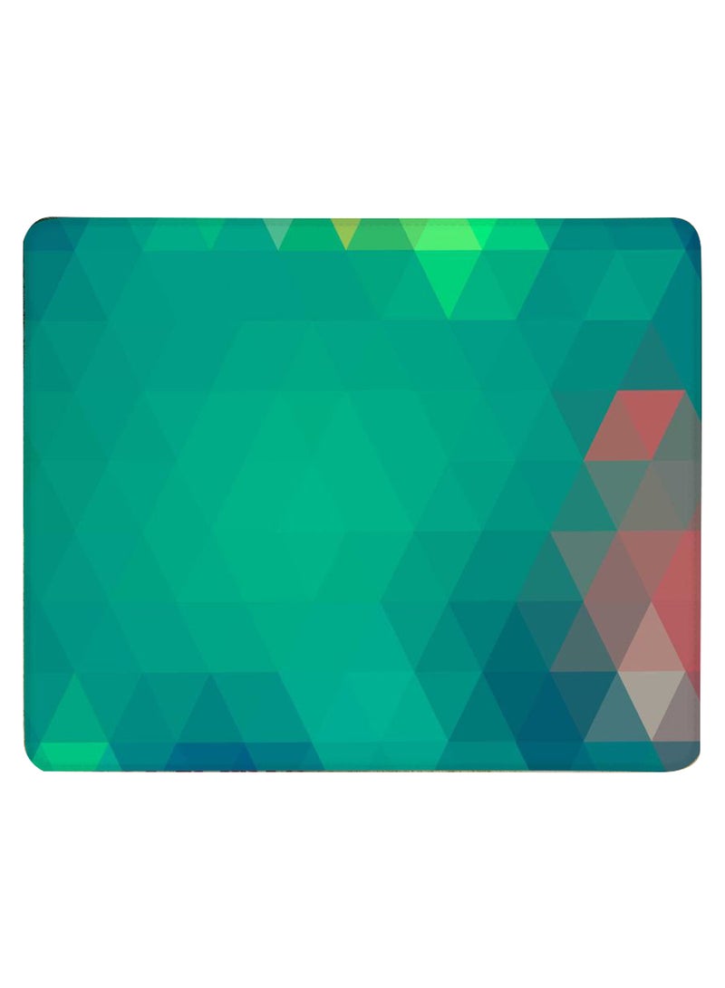 Stylizedd - Emerald Prism Non-Slip Gaming Mousepad Green - Image 1