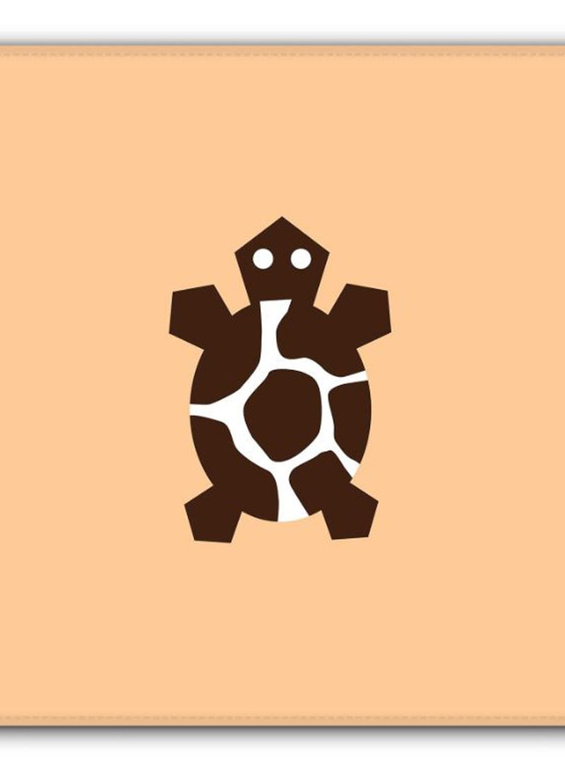 Stylizedd Tribal Turtle Non-Slip Gaming Mousepad Beige - Image 2