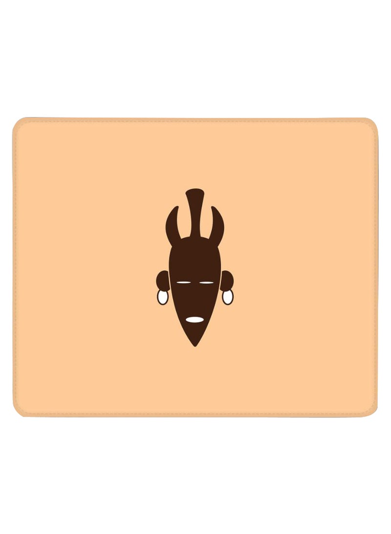 Stylizedd Tribal Doctor Non-Slip Gaming Mousepad Beige - Image 1