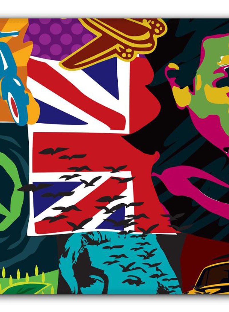 Stylizedd - Retro Spy Non-Slip Gaming Mousepad Multicolour - Image 1