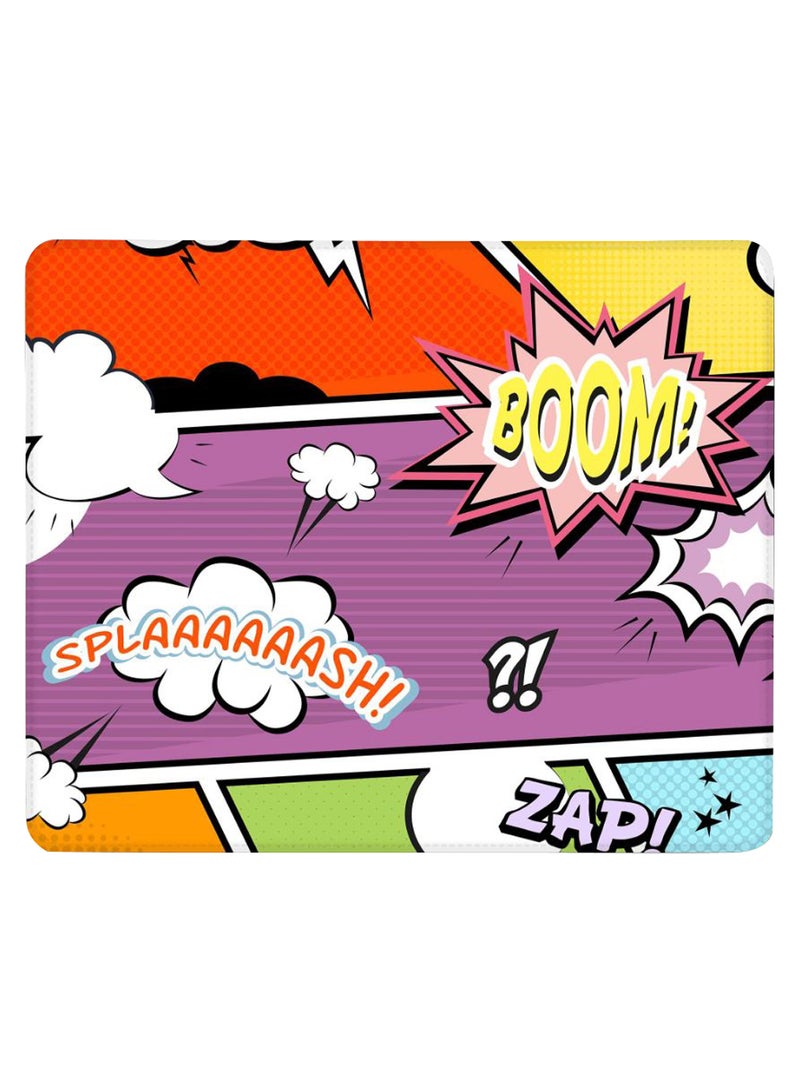 Stylizedd Comic Strip Non-Slip Gaming Mousepad Multicolour  - Image 1