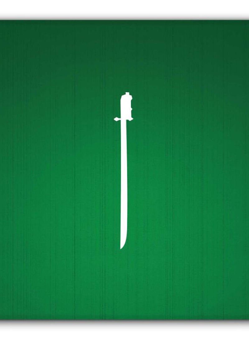 Stylizedd Sword Of Saudi Non-Slip Gaming Mousepad Green  - Image 2