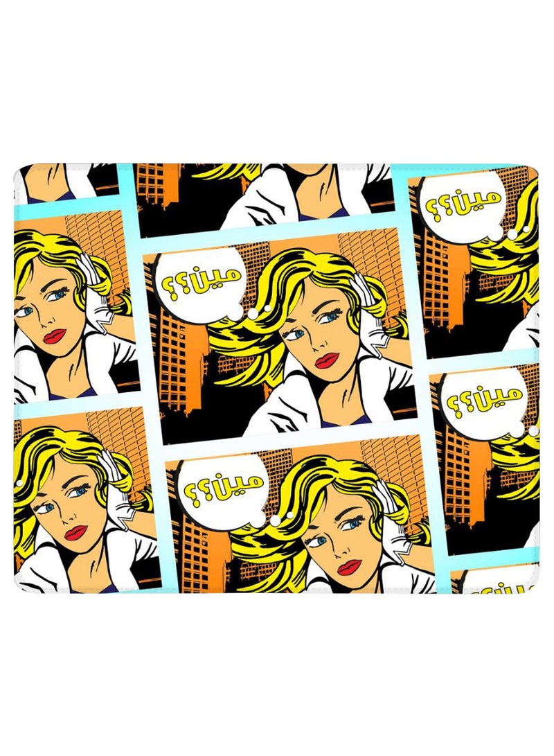 Stylizedd Meen Comic Strip Non-Slip Gaming Mousepad Multicolour - Image 1