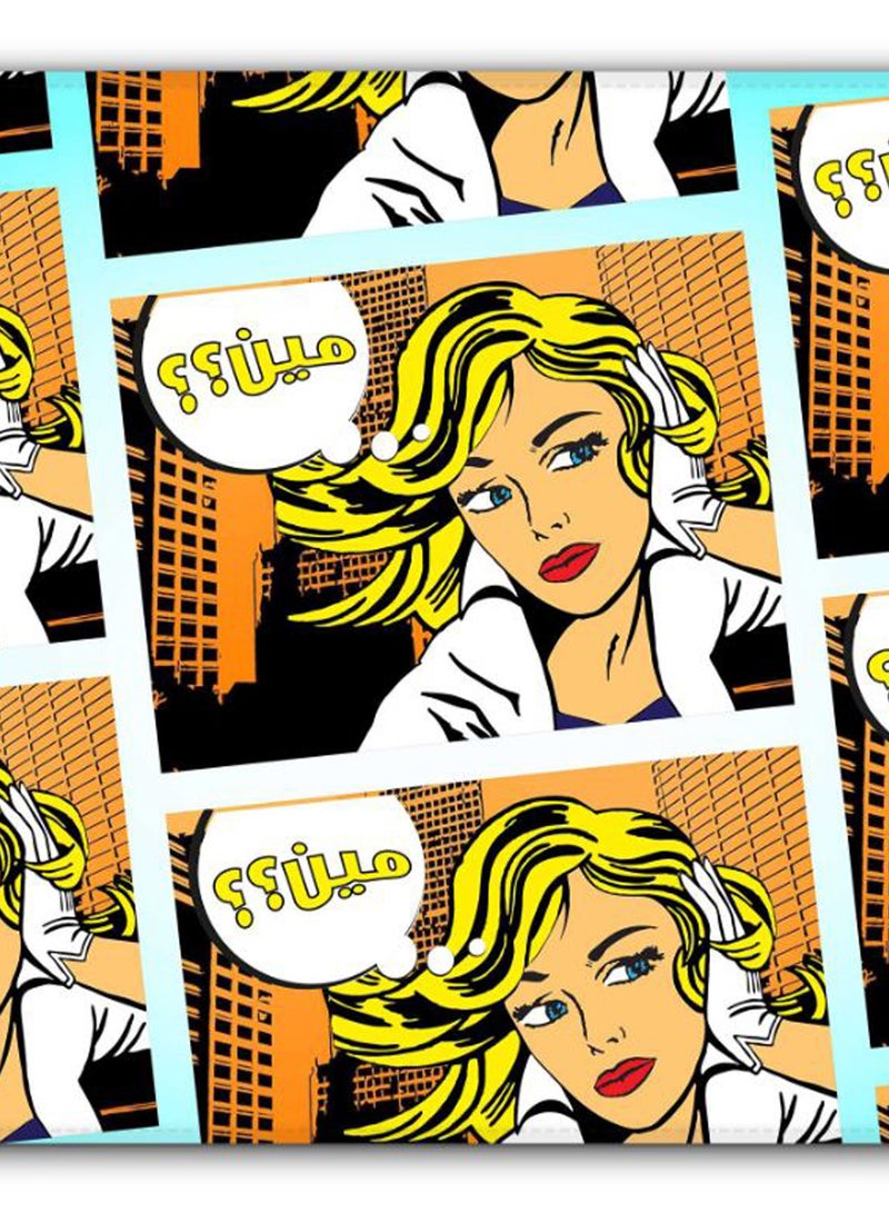 Stylizedd Meen Comic Strip Non-Slip Gaming Mousepad Multicolour - Image 2