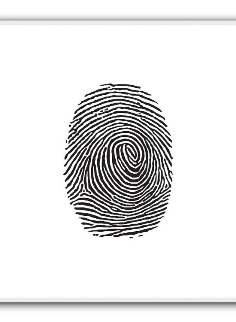 Stylizedd Finger Prints Non-Slip Gaming Mousepad White - Image 2