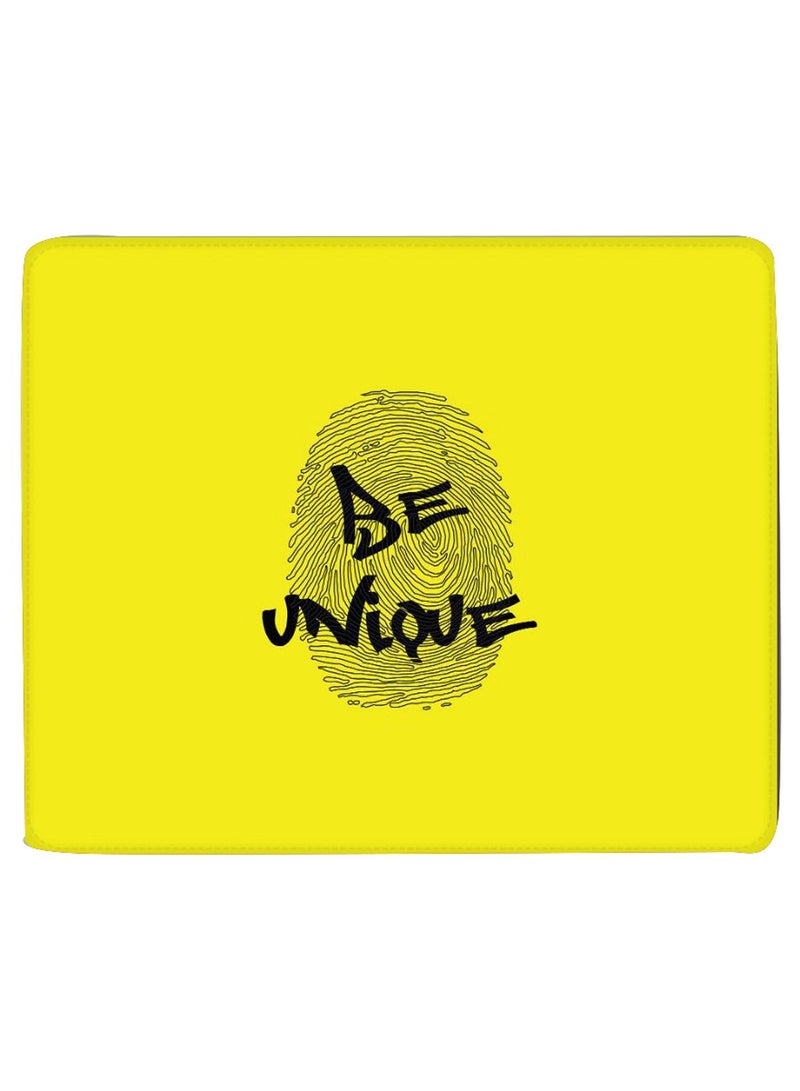 Stylizedd Be Unique Non-Slip Gaming Mousepad Yellow  - Image 1