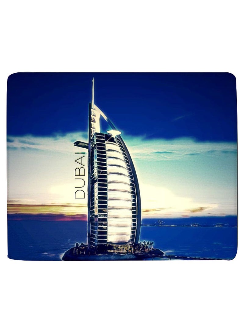 Stylizedd Burj Al Arab Dubai Non-Slip Gaming Mousepad Multicolour  - Image 1
