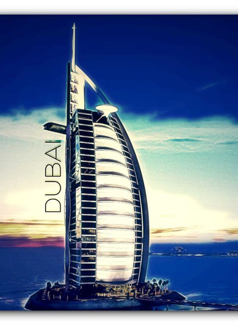 Stylizedd Burj Al Arab Dubai Non-Slip Gaming Mousepad Multicolour  - Image 2