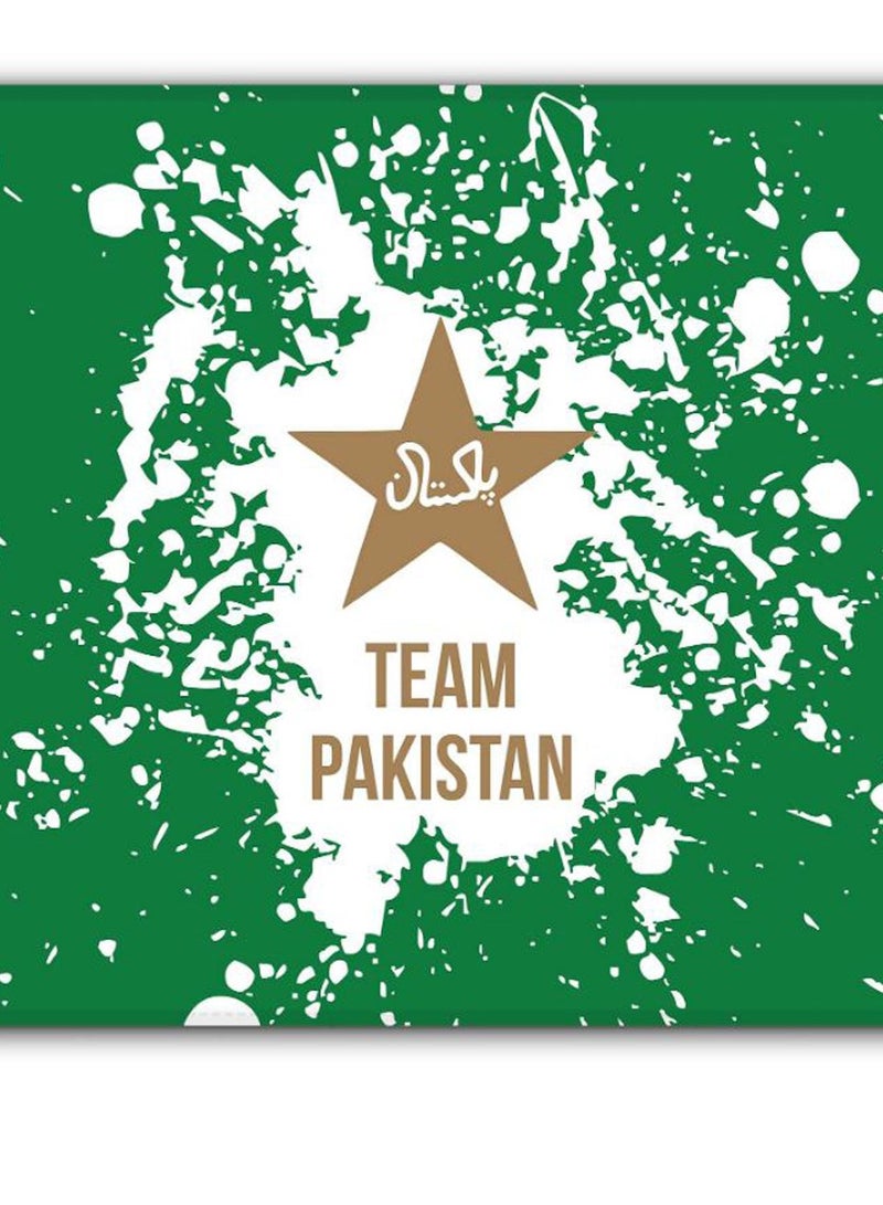 Stylizedd Team Pakistan Non-Slip Gaming Mousepad Green/White - Image 2