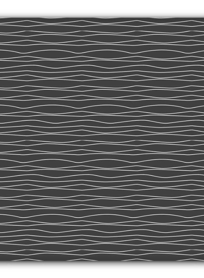 Stylizedd Squiggly Lines Non-Slip Gaming Mousepad Grey  - Image 2