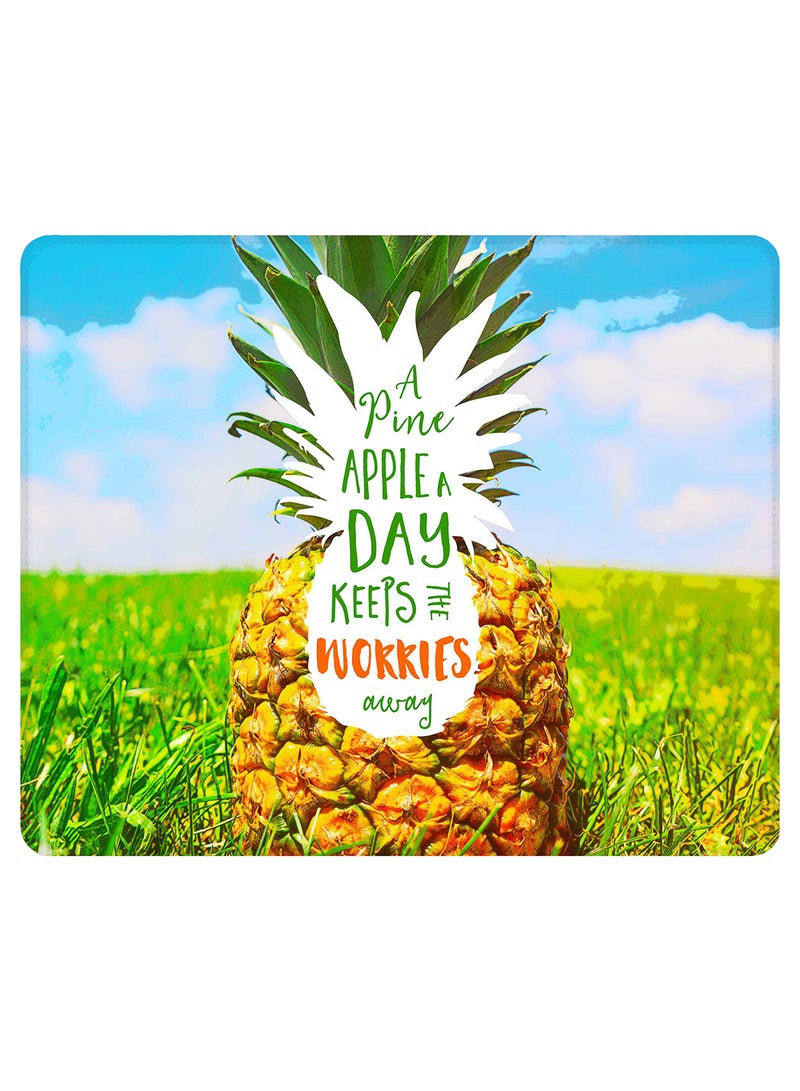 Stylizedd Pineapple A Day Non-Slip Gaming Mousepad Multicolour  - Image 1