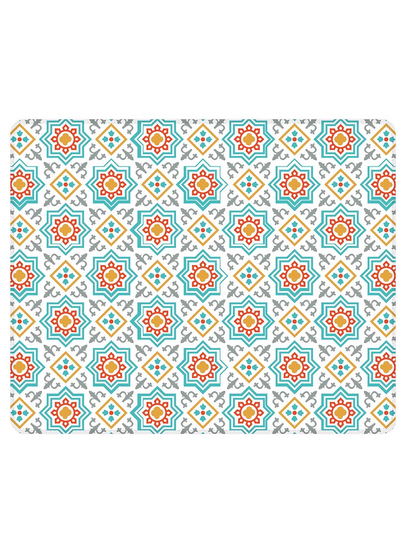 Stylizedd Moroccan Mosaic Non-Slip Gaming Mousepad Multicolour  - Image 1