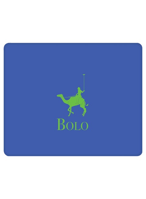 BOLO Printed Non-Slip Gaming Mousepad Blue