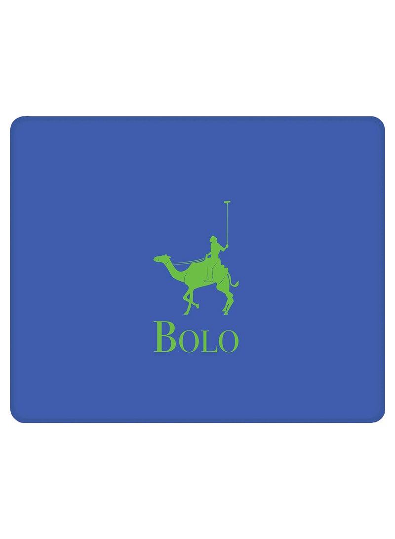 BOLO Printed Non-Slip Gaming Mousepad Blue