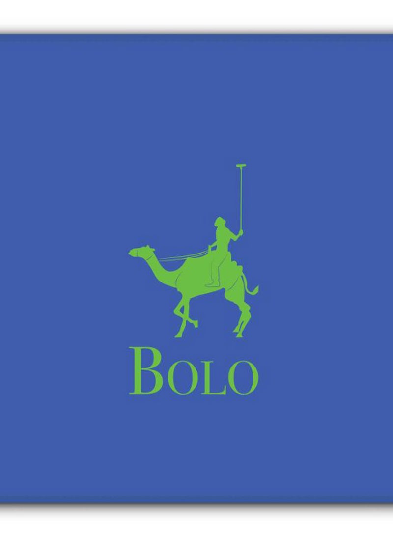 BOLO Printed Non-Slip Gaming Mousepad Blue