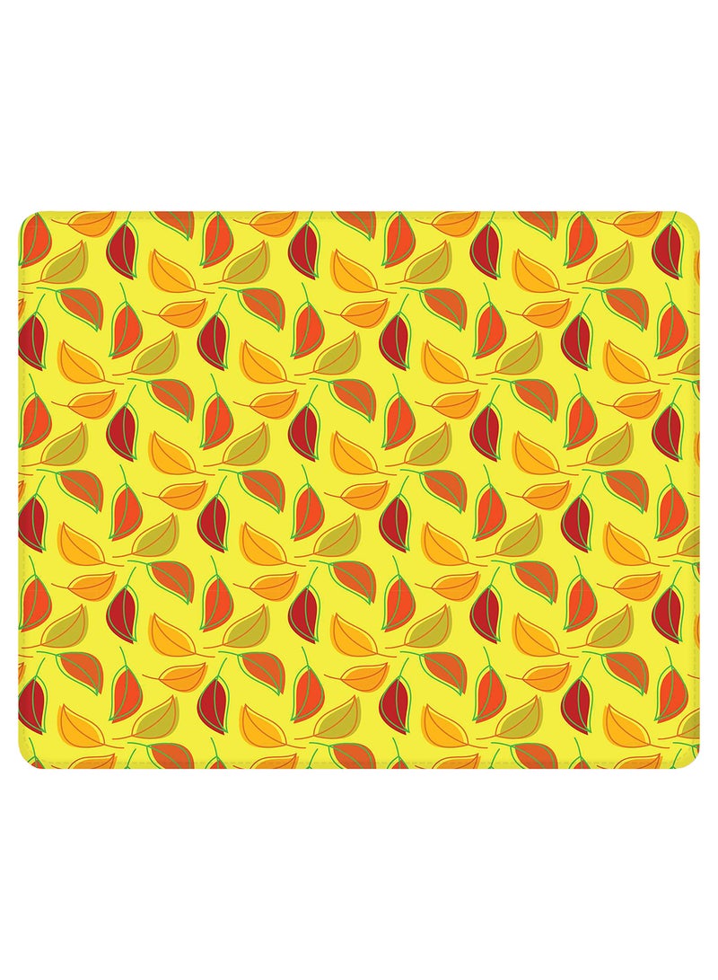 Stylizedd - Autumn Leaves Non-Slip Gaming Mousepad Multicolour - Image 1