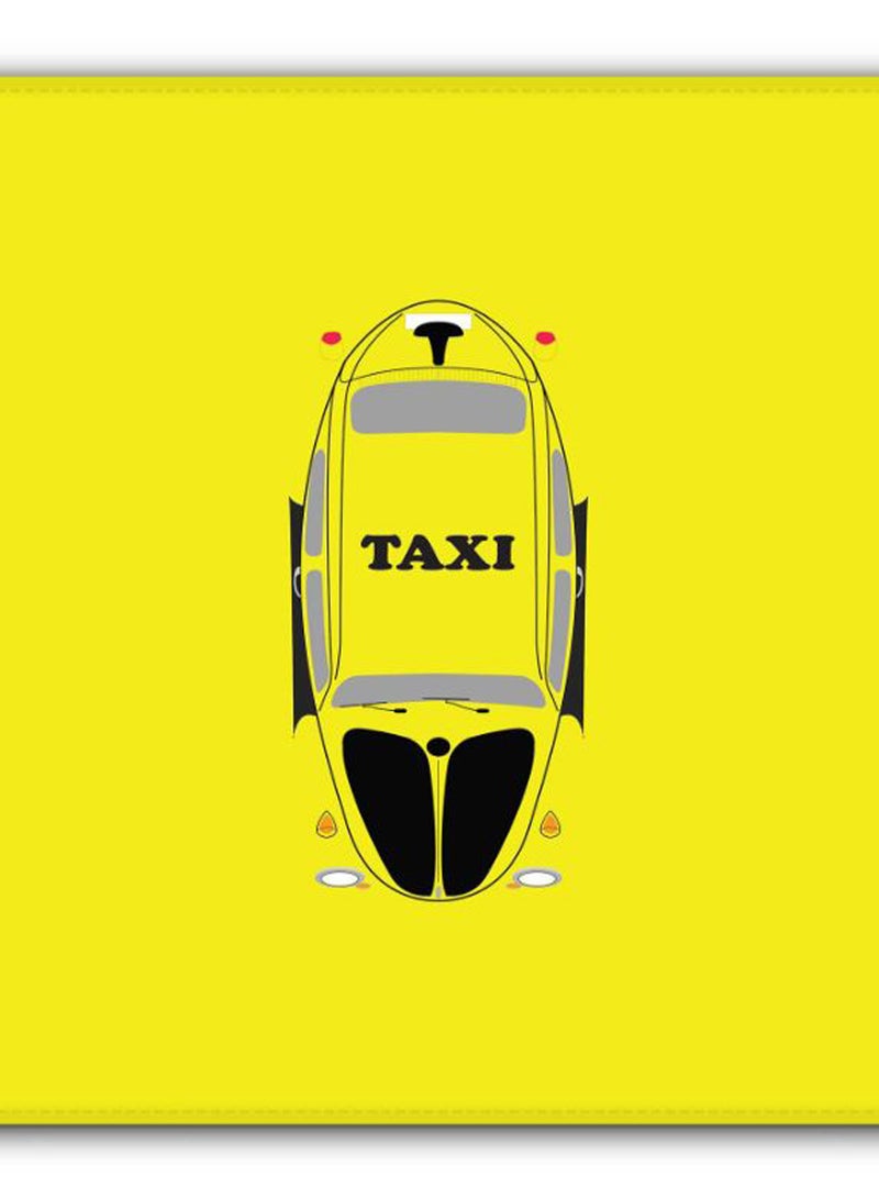 Stylizedd Taxi Printed Non-Slip Gaming Mousepad Yellow - Image 2