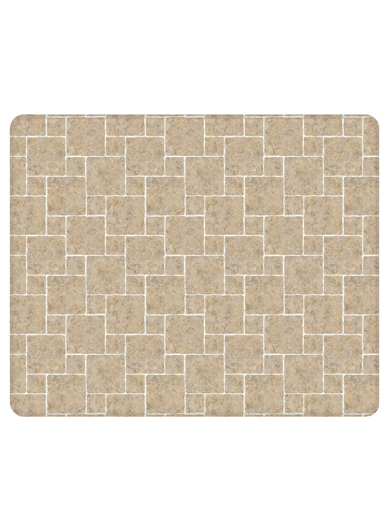 Stylizedd Garden Tiles Non-Slip Gaming Mousepad Beige  - Image 1