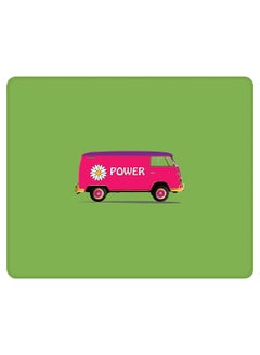 Flower Power Non-Slip Gaming Mousepad Green