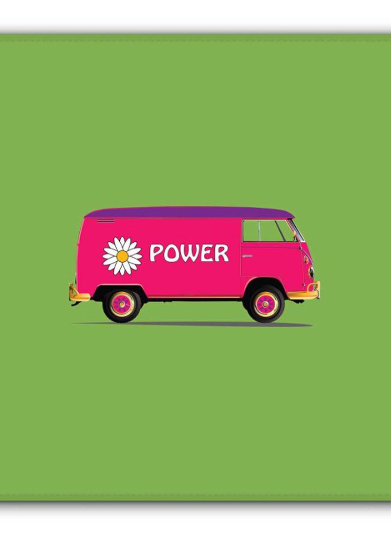 Stylizedd - Flower Power Non-Slip Gaming Mousepad Green - Image 1