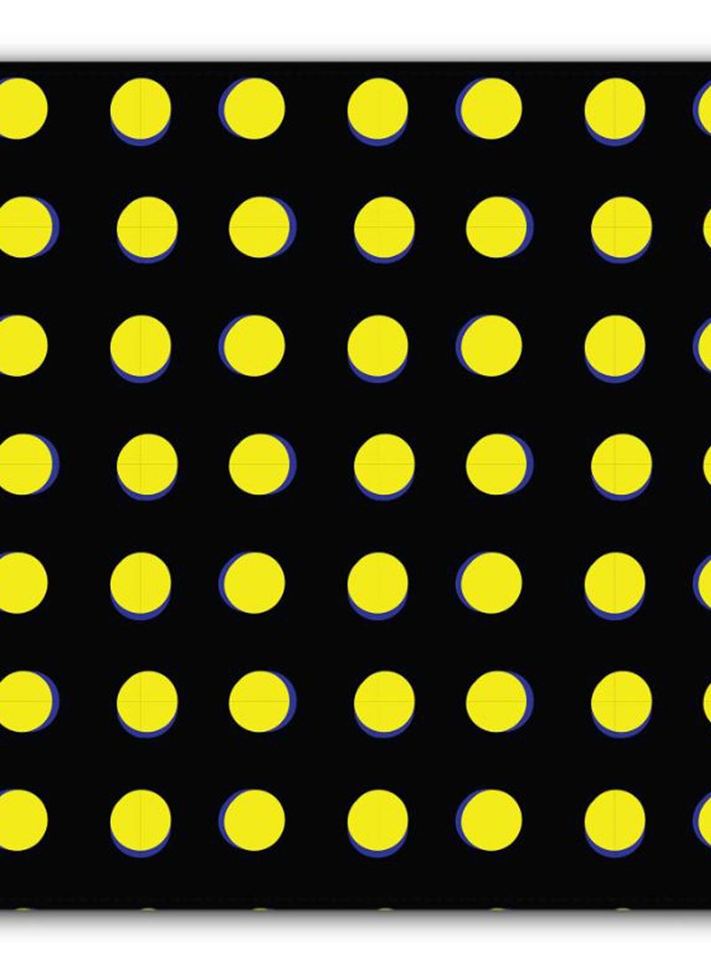 Stylizedd Yellow Dots Non-Slip Gaming Mousepad Black/Yellow  - Image 2