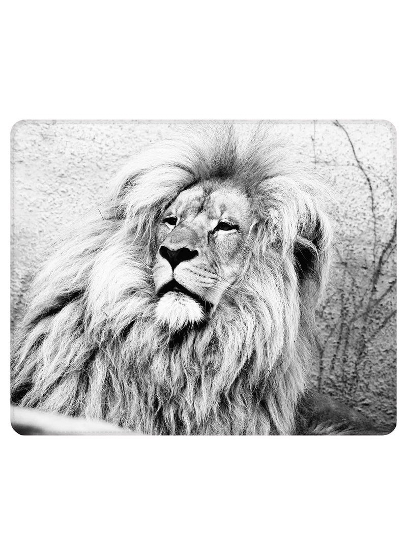 Stylizedd Wise Lion Non-Slip Gaming Mousepad Multicolour - Image 1
