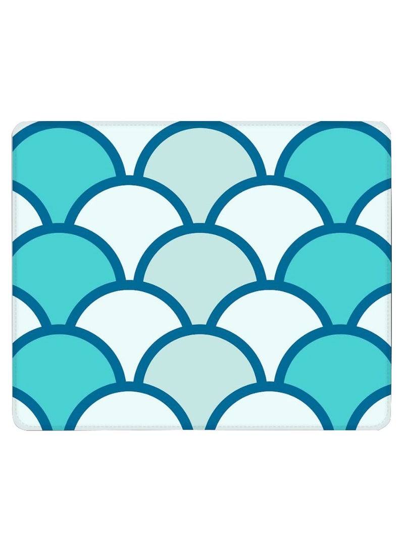 Stylizedd - Fish Scales Non-Slip Gaming Mousepad Multicolour - Image 1
