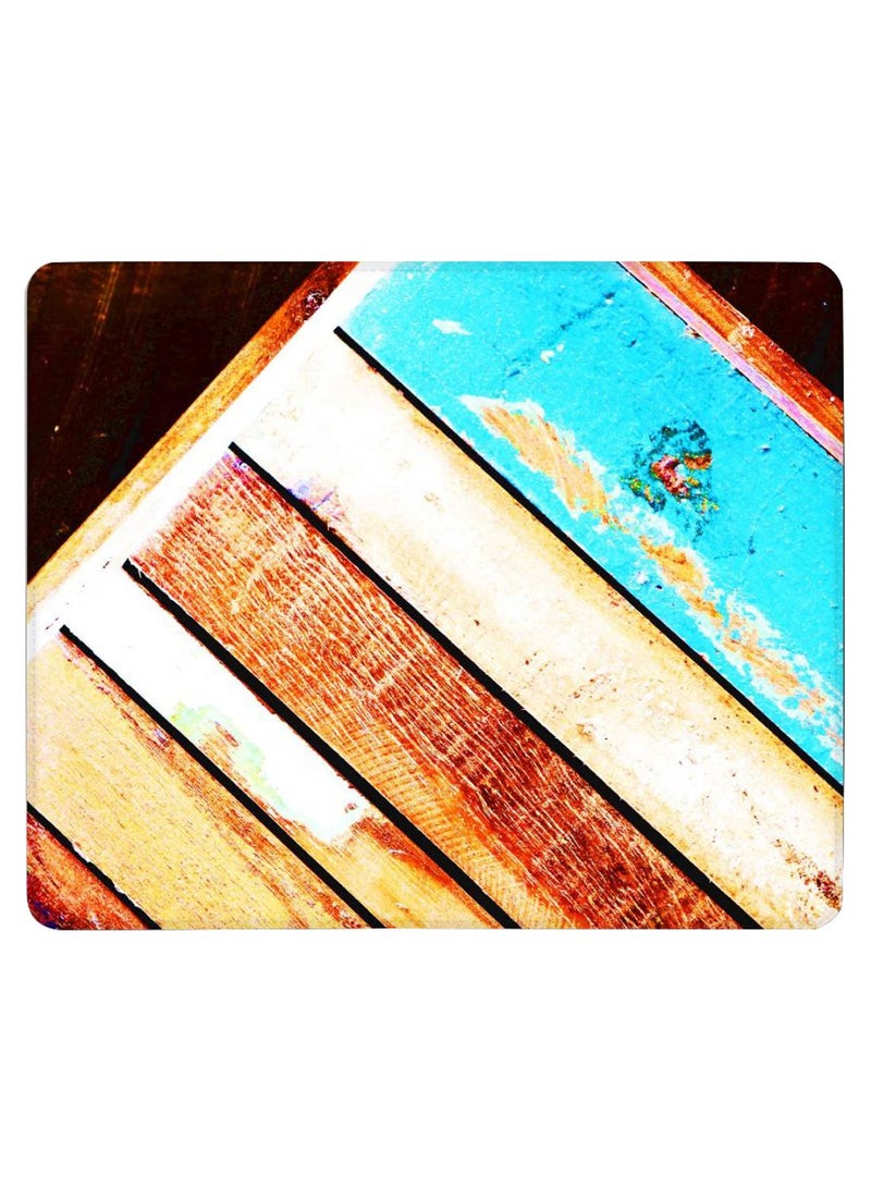 Stylizedd Wooden Pier Non-Slip Gaming Mousepad Multicolour - Image 1