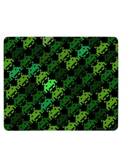 Invader Matrix Non-Slip Gaming Mousepad Green/Black