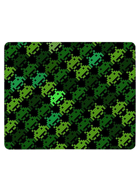 Invader Matrix Non-Slip Gaming Mousepad Green/Black