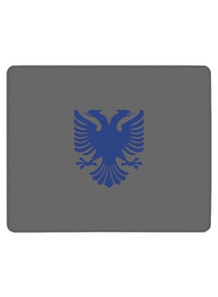 Albanian Eagle Non-Slip Gaming Mousepad Dark Grey/Blue