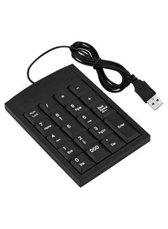 Generic Mini USB Numeric Keyboard For Laptop Black  - Image 1