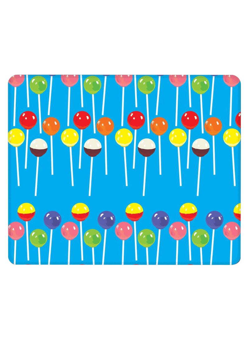 Stylizedd - Lollipop Loops Non-Slip Gaming Mousepad Multicolour - Image 1