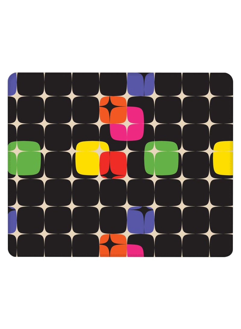Stylizedd - 70's Star Non-Slip Gaming Mousepad Multicolour - Image 1