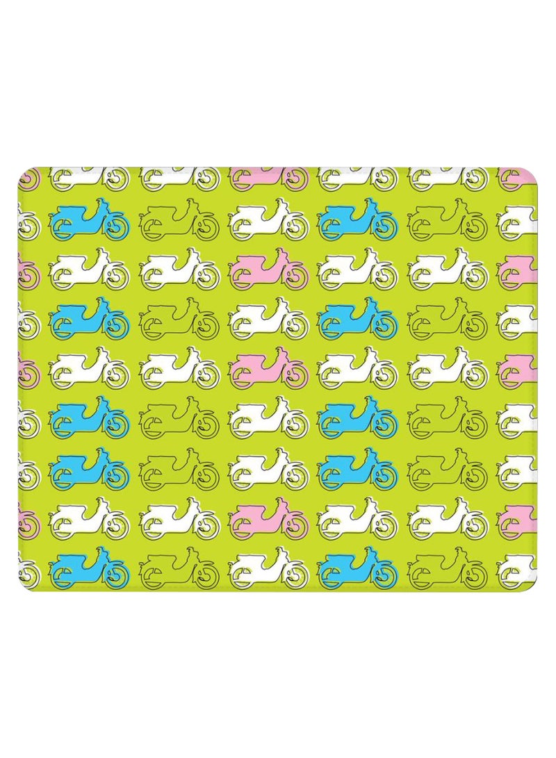 Stylizedd Asian Scooter Non-Slip Gaming Mousepad Multicolour - Image 1